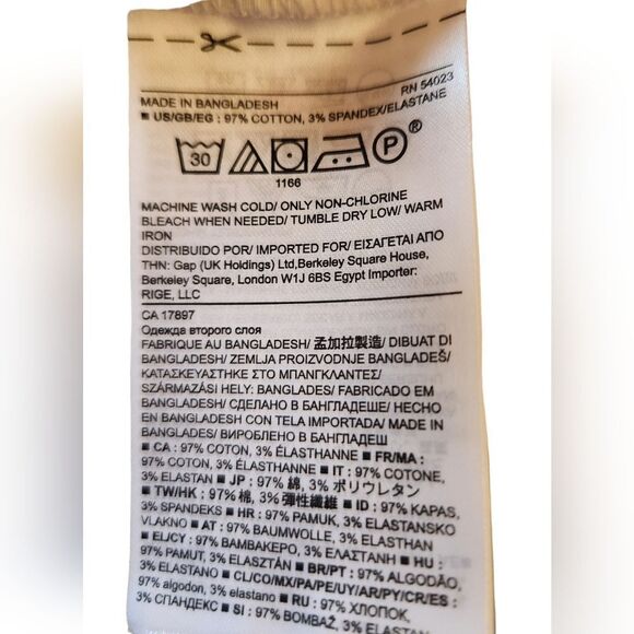 Banana Republic Top Blouse Ruffle Sleeveless Cotton BOHO White Peplum Babydoll S - Picture 7 of 11